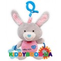 Подвеска плюшевая Зайчик Baby Mix P/1127-DA00